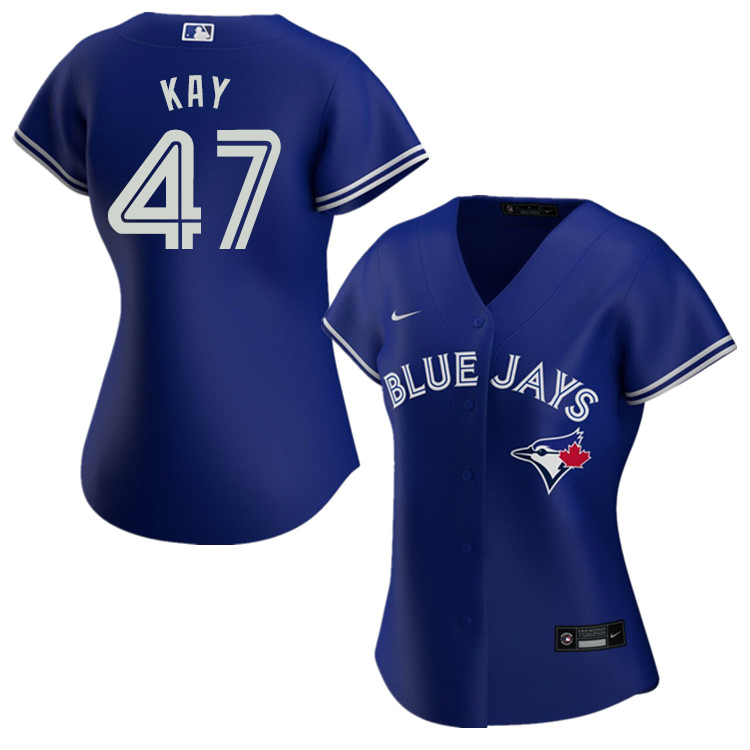 Nike Women #47 Anthony Kay Toronto Blue Jays Baseball Jerseys Sale-Blue